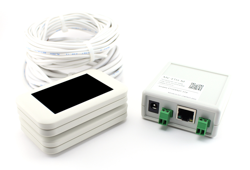 Проводной счетчик покупателей Ethernet MEGACOUNT WHITE в Чебоксарах