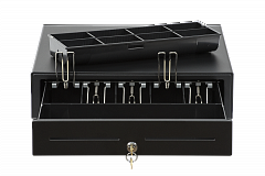 Денежный ящик АТОЛ EC-350-B черный, 350*405*90, 24V, для Штрих-ФР в Чебоксарах