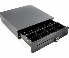 Денежный ящик G-Sense 410XL, чёрный, Epson, электромеханический в Чебоксарах